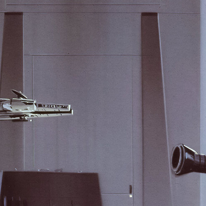 Komar | Vlies Fototapete | Star Wars Classic RMQ Death Star Hangar | Größe 500 x 250 cm