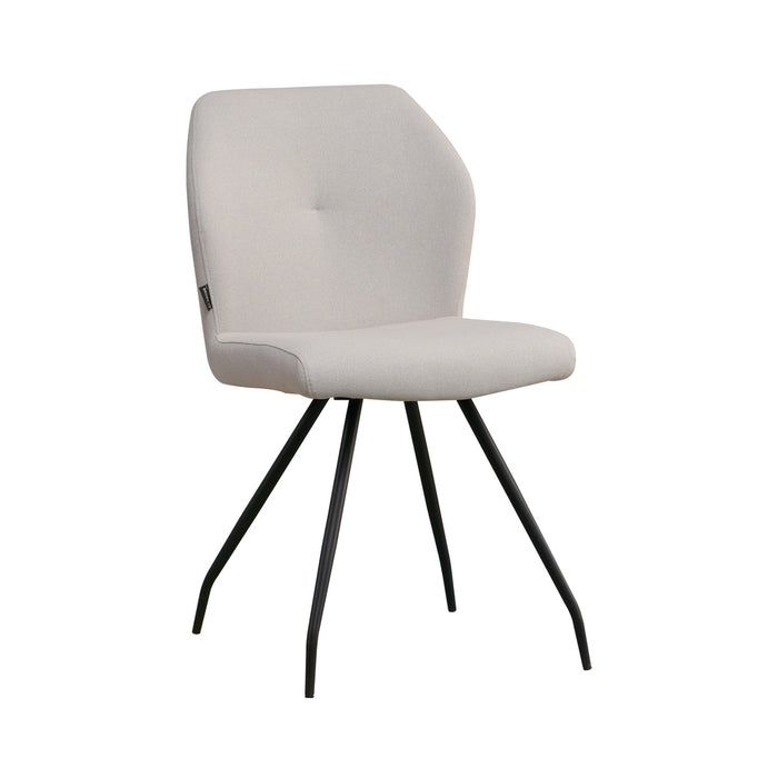 Naber | Kyra 1R | Stuhl | Gestell schwarz | Bezug grau (02)