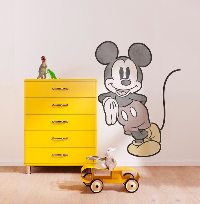Selbstklebende Vlies Fototapete/Wandtattoo | Mickey Essential | Größe 100 x 127 cm