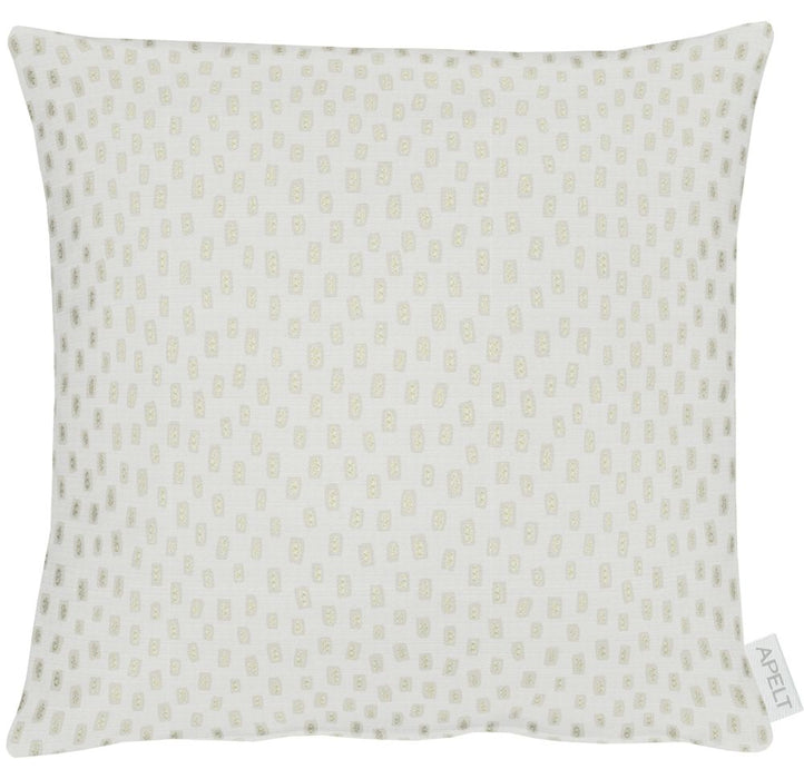 Apelt | 9601 | Kissen | 39x39 | weiß / goldfarben