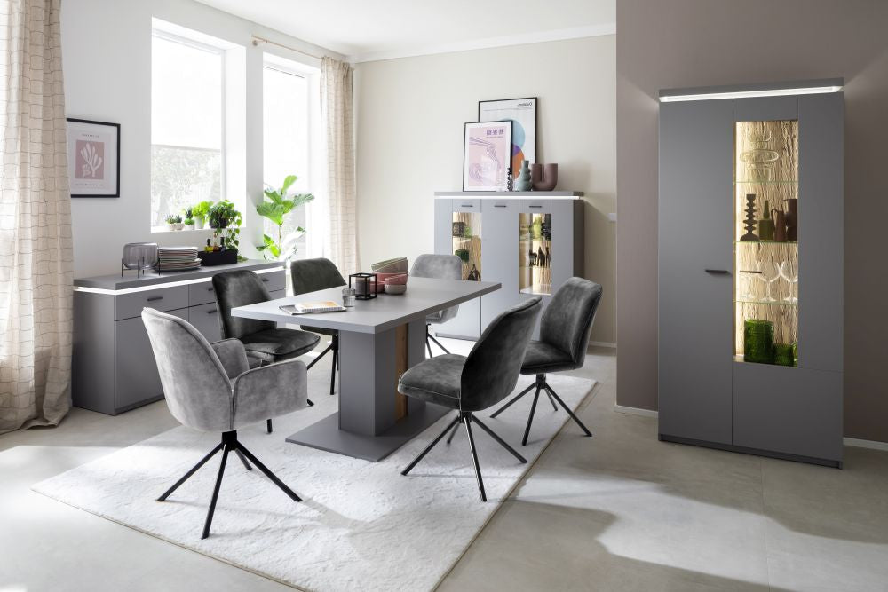 MCA | Stuhl | OTTAWA 4-FUß ARMLEHNST.GX | grau