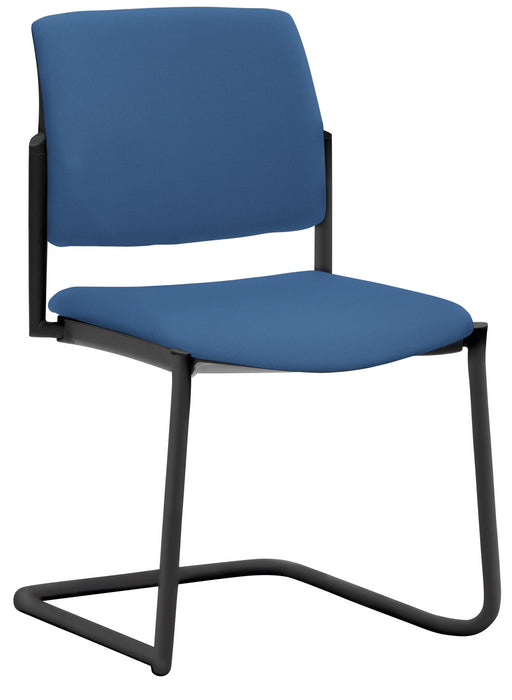 Mayer | Stapelstuhl 2518 | Blau | Gestell Schwarz