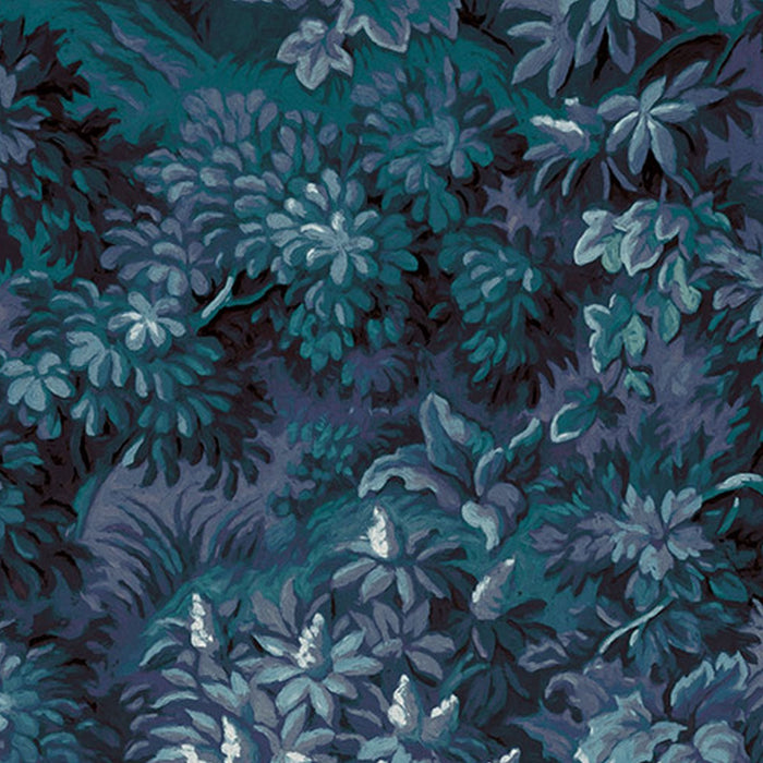 Vlies Fototapete | Botanique Bleu | Größe 300 x 280 cm
