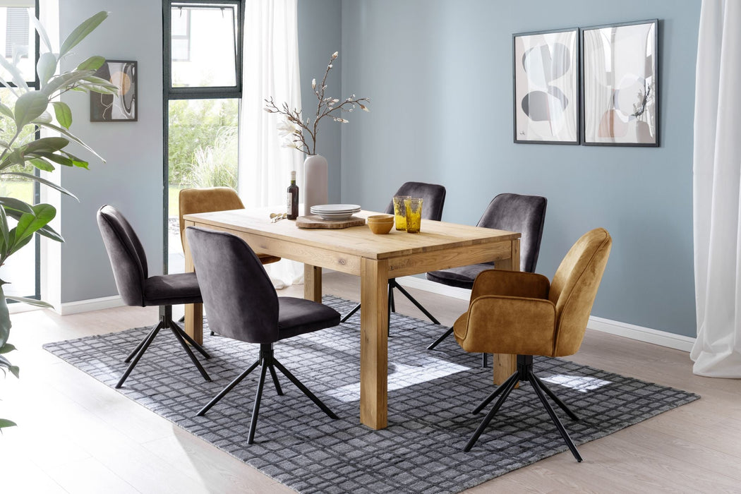 MCA | ANTADO VIERFUSST.AUSZIEHB | B:160(240)CM WILDEICHE | DGL MASSIV GEOELT/BUTTERF