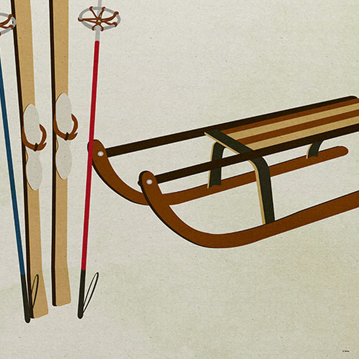 Vlies Fototapete | Mickey Alpine | Größe 200 x 250 cm