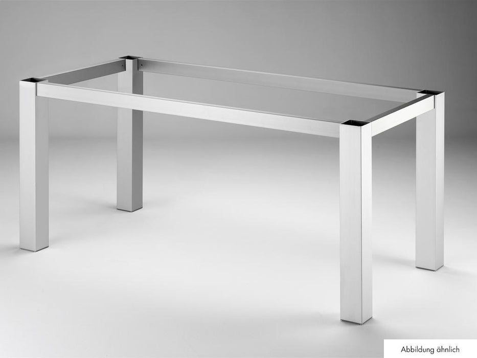 Tischgestell TG80 | Tisch | edelstahlfarbig gebürstet | B 1460 mm | T 710 mm