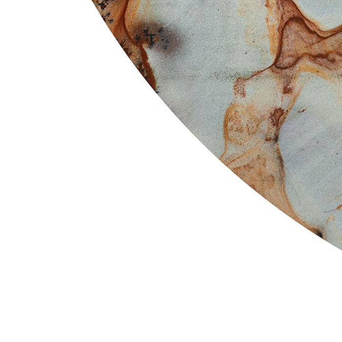 Komar | Selbstklebende Vlies Fototapete/Wandtattoo | Marble Sphere | Größe 125 x 125 cm
