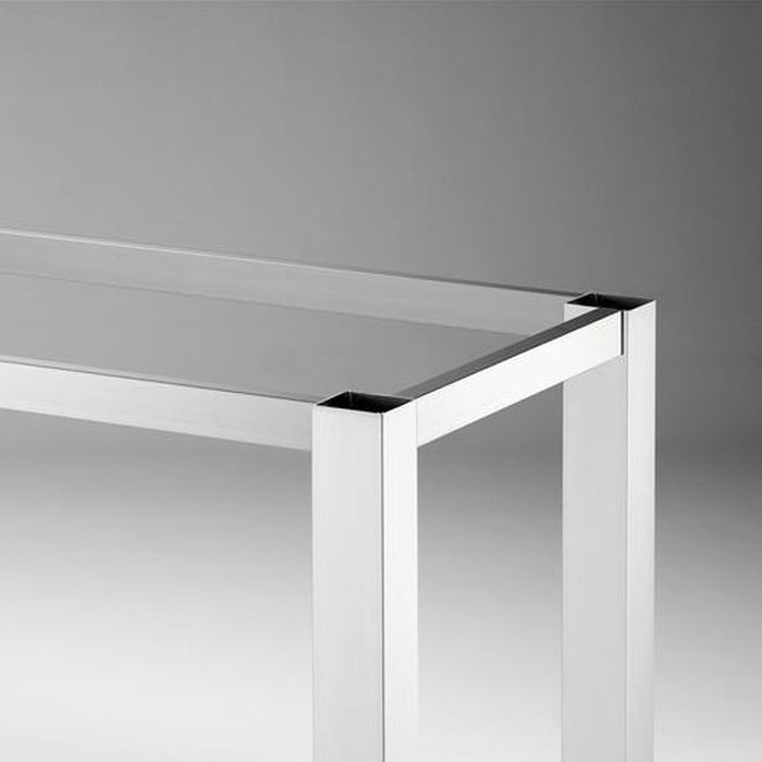Tischgestell TG80 | Tisch | edelstahlfarbig glatt | B 710 mm | T 710 mm