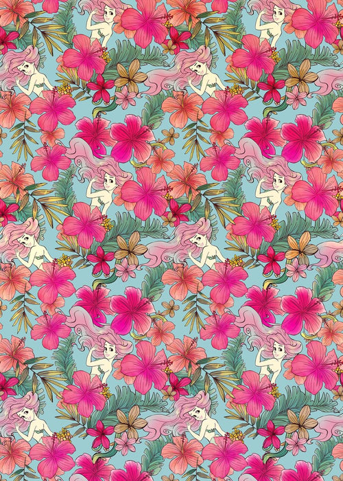 Komar | Vlies Fototapete | Ariel Pink Flower | Größe 200 x 280 cm
