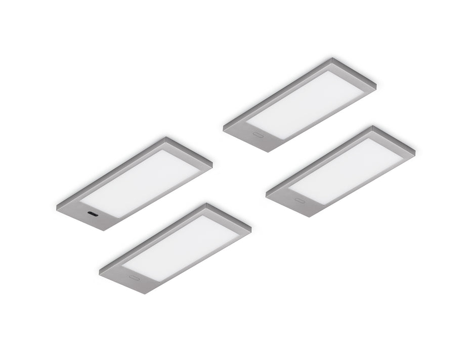 Naber | K-Pad LED | Unterboden-/Nischenleuchte | Set-4 | edelstahlfarbig