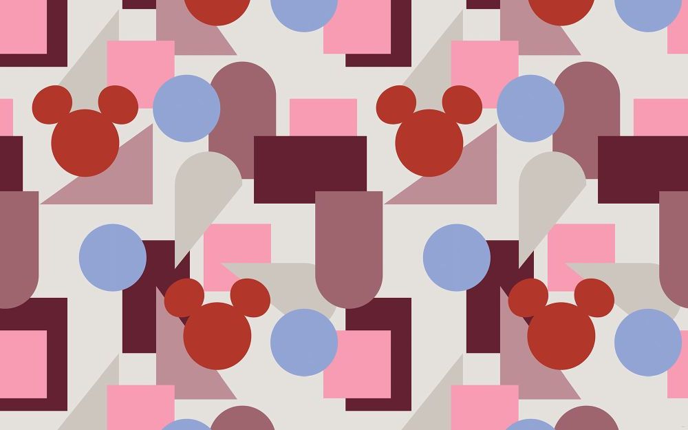 Vlies Fototapete | Colourful Mickey | Größe 400 x 250 cm