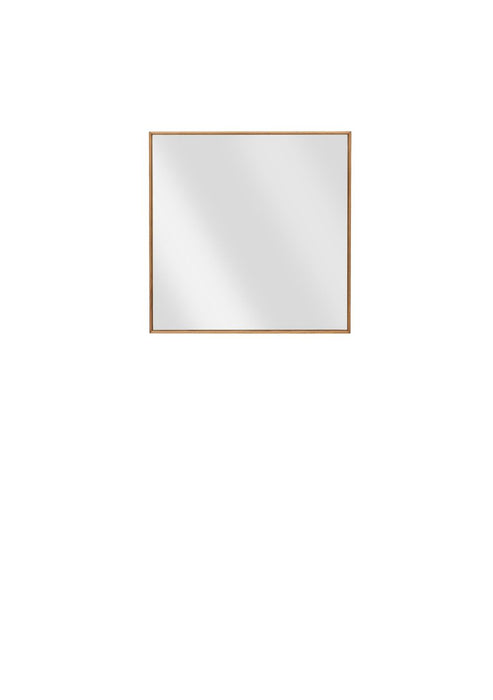 Gradel | Domus | 3730 | Spiegel | 72x72x3 | Wildeiche | Glas weiß satiniert