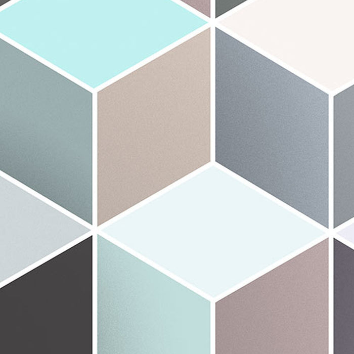 Vlies Fototapete | Cubes Pastel | Größe 200 x 250 cm