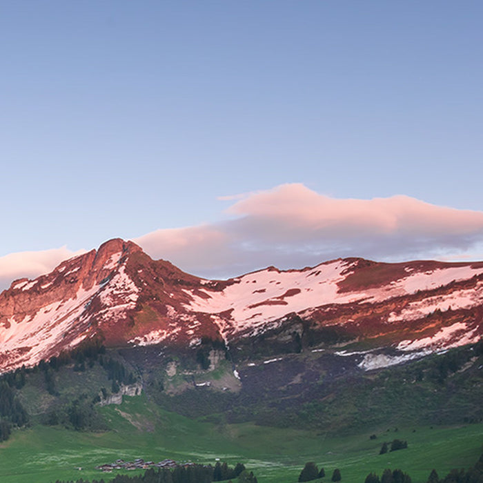 Komar | Vlies Fototapete | Picturesque Switzerland | Größe 450 x 280 cm