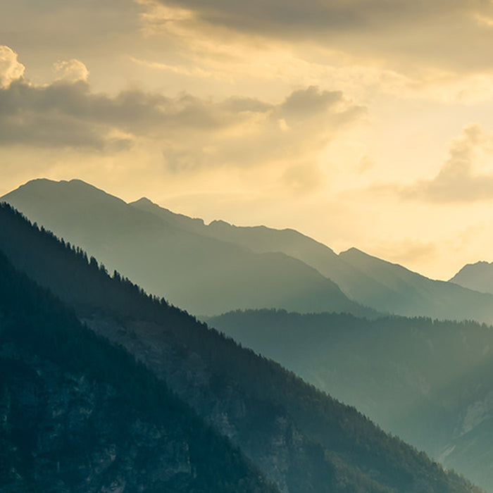 Vlies Fototapete | Gold Mountains | Größe 400 x 250 cm
