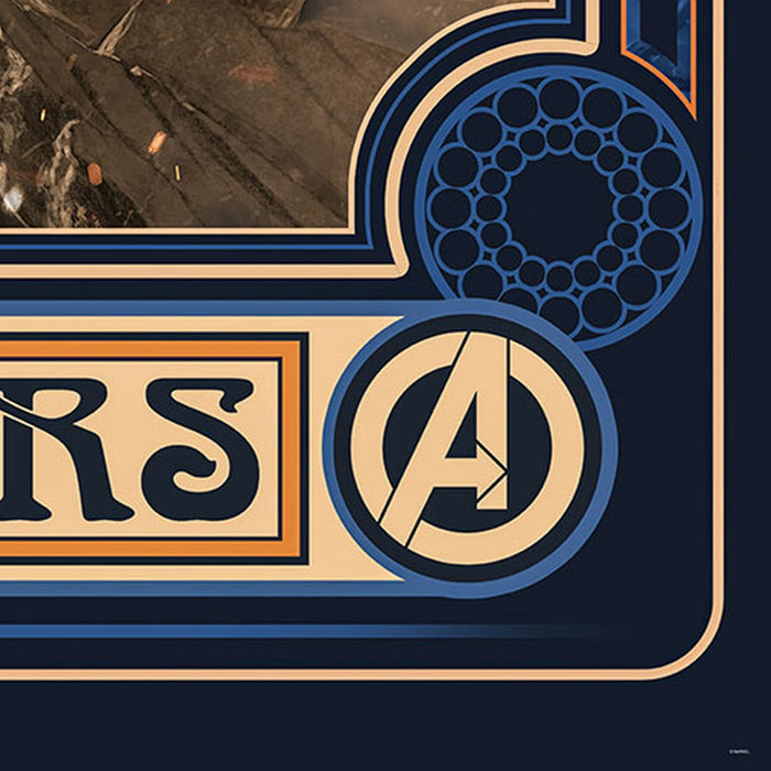 Vlies Fototapete | Avengers Ornament | Größe 200 x 280 cm