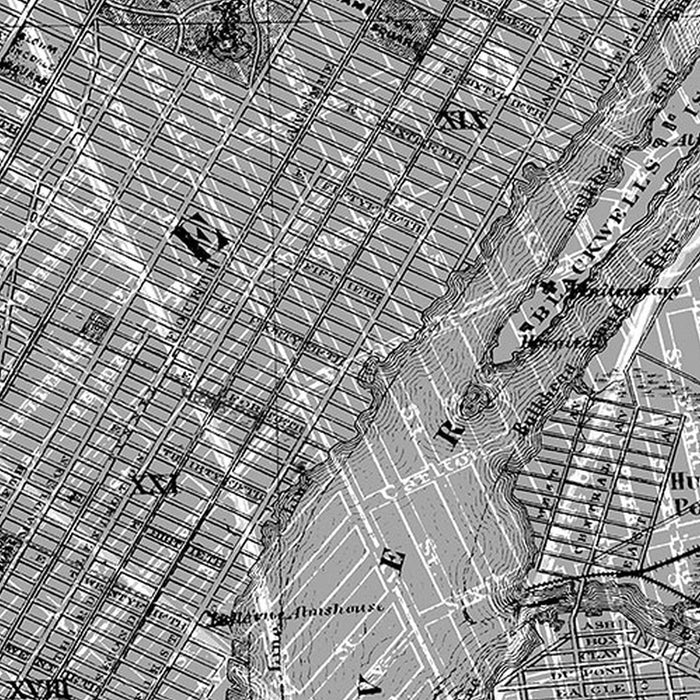 Selbstklebende Vlies Fototapete/Wandtattoo | Map | Größe 125 x 125 cm