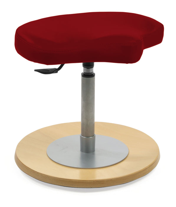 Mayer | Kinderpendelhocker mit Ergositz 1169 | Rot | Gestell Buche