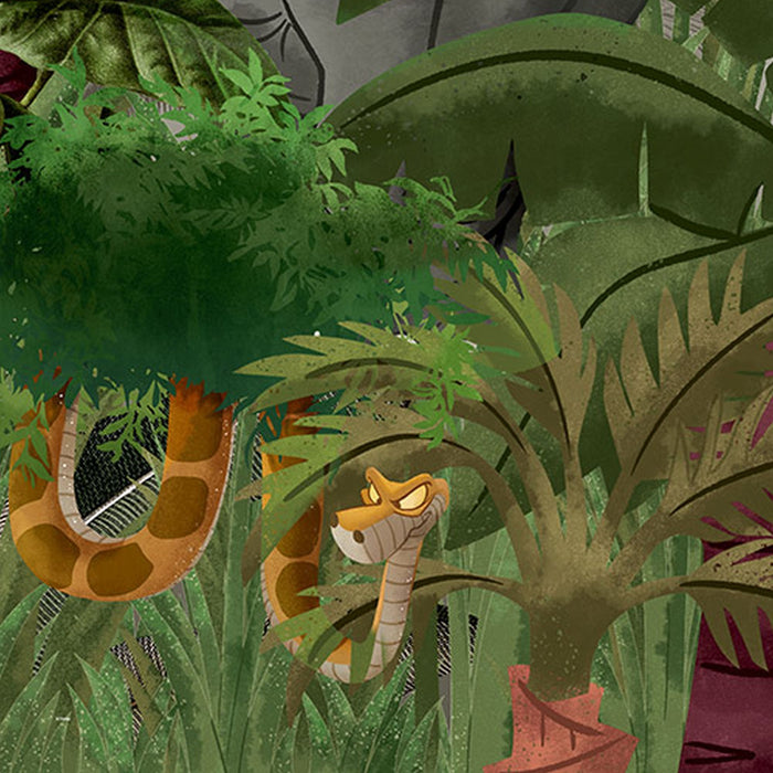 Komar | Vlies Fototapete | Jungle Book | Größe 300 x 280 cm