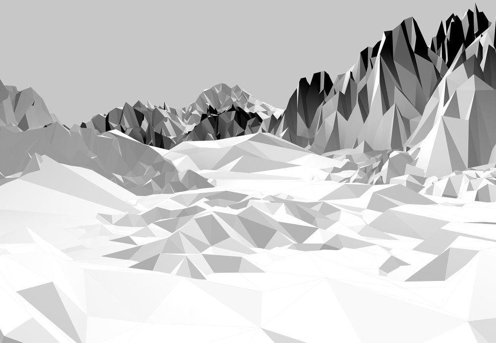 Komar | Papier Fototapete | Icefields | Größe 368 x 254 cm