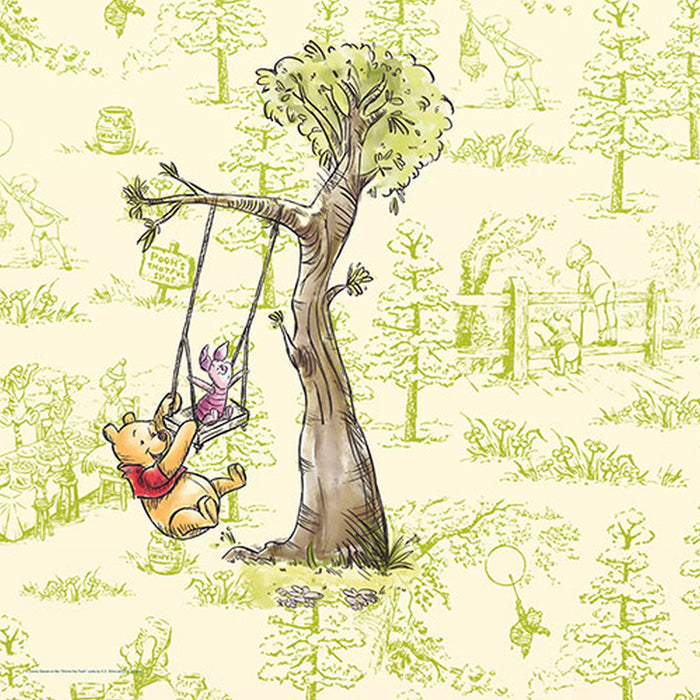 Vlies Fototapete | Winnie the Pooh Friends | Größe 300 x 280 cm