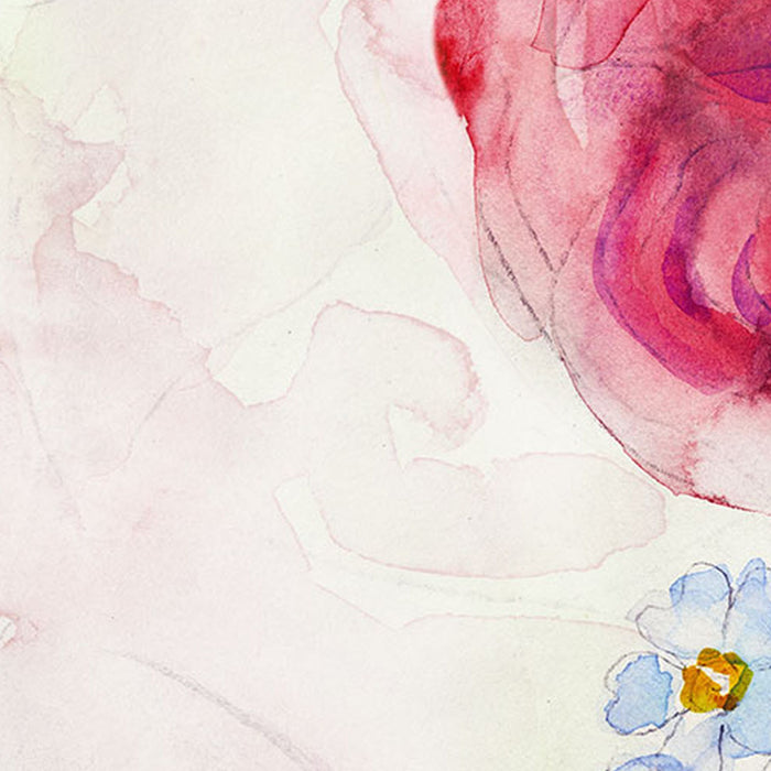 Selbstklebende Vlies Fototapete/Wandtattoo | Floret | Größe 125 x 125 cm