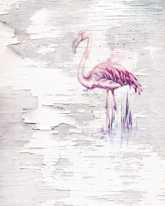 Vlies Fototapete | Pink Flamingo | Größe 200 x 250 cm