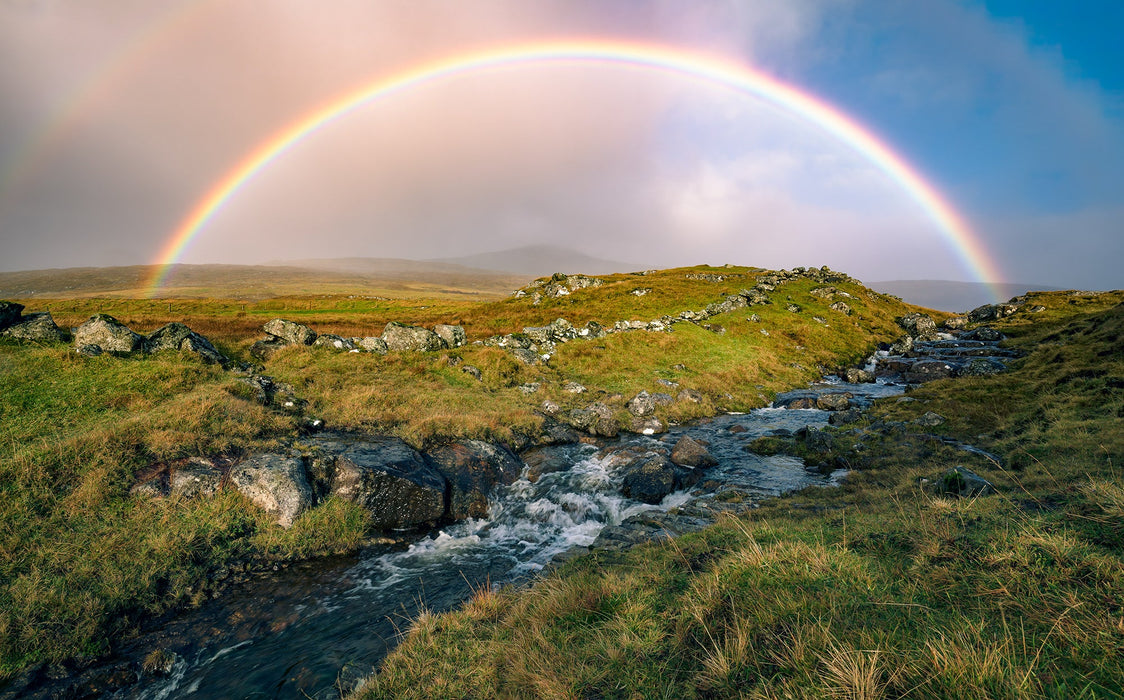 Vlies Fototapete | Coloured Faeroer | Größe 450 x 280 cm