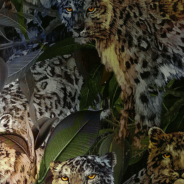 Vlies Fototapete | Wild Cats | Größe 200 x 250 cm