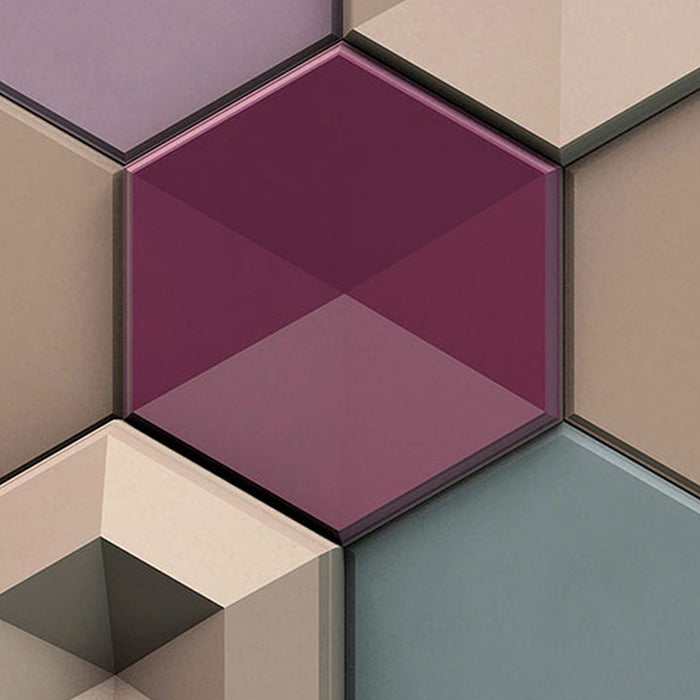 Vlies Fototapete | Hexagon | Größe 100 x 280 cm