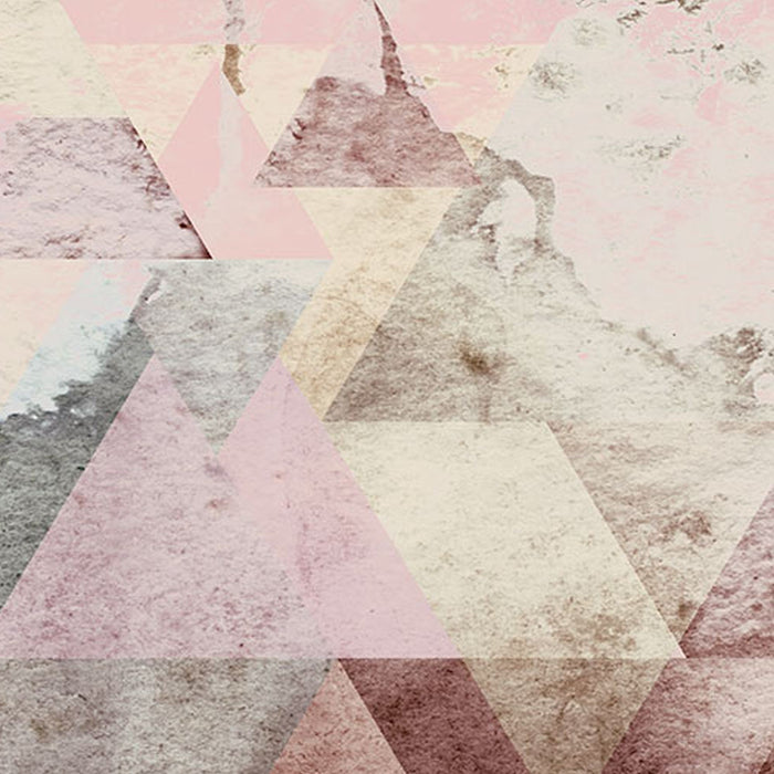 Komar | Vlies Fototapete | Triangles Red | Größe 400 x 250 cm