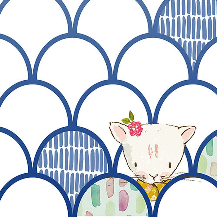 Vlies Fototapete | Shelly White Panel | Größe 100 x 250 cm