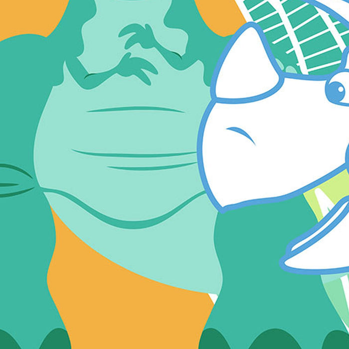 Vlies Fototapete | Toy Story Rex and Trixie | Größe 300 x 280 cm