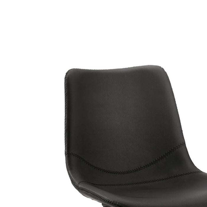 Naber | Lino 1K | Stuhl Küchenstuhl | Gestell schwarz | Bezug schwarz