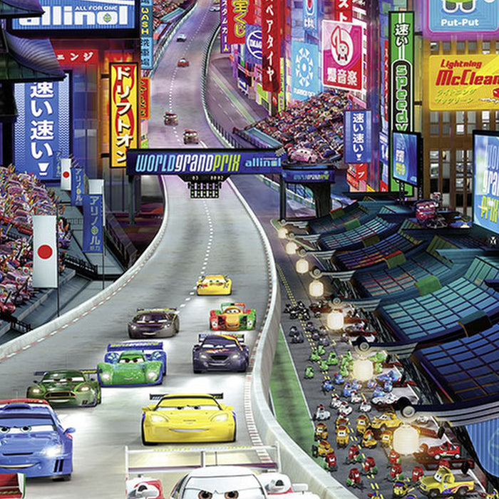 Komar | Fototapete | Cars Tokio | Größe 73 x 202 cm