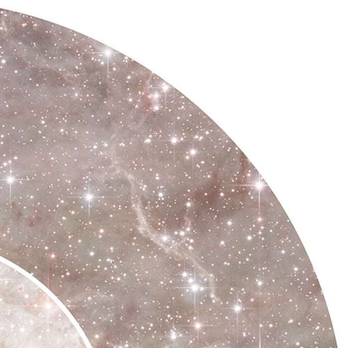 Selbstklebende Vlies Fototapete/Wandtattoo | Mauve Diamond | Größe 127 x 200 cm