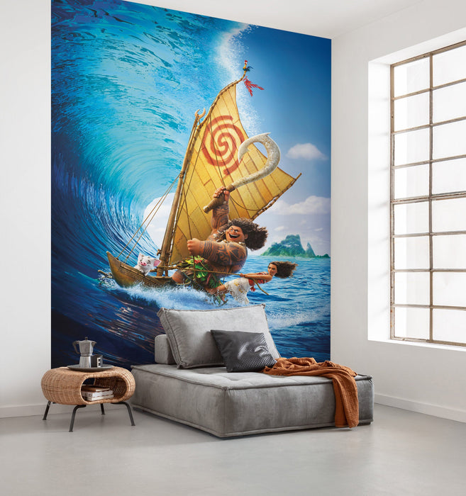 Vlies Fototapete | Moana Ride the Wave | Größe 200 x 280 cm