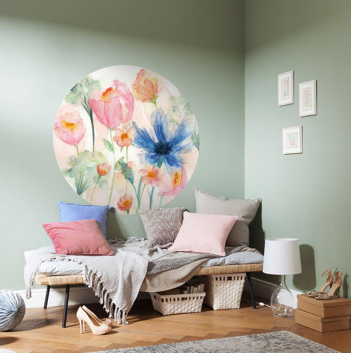 Selbstklebende Vlies Fototapete/Wandtattoo | May | Größe 125 x 125 cm