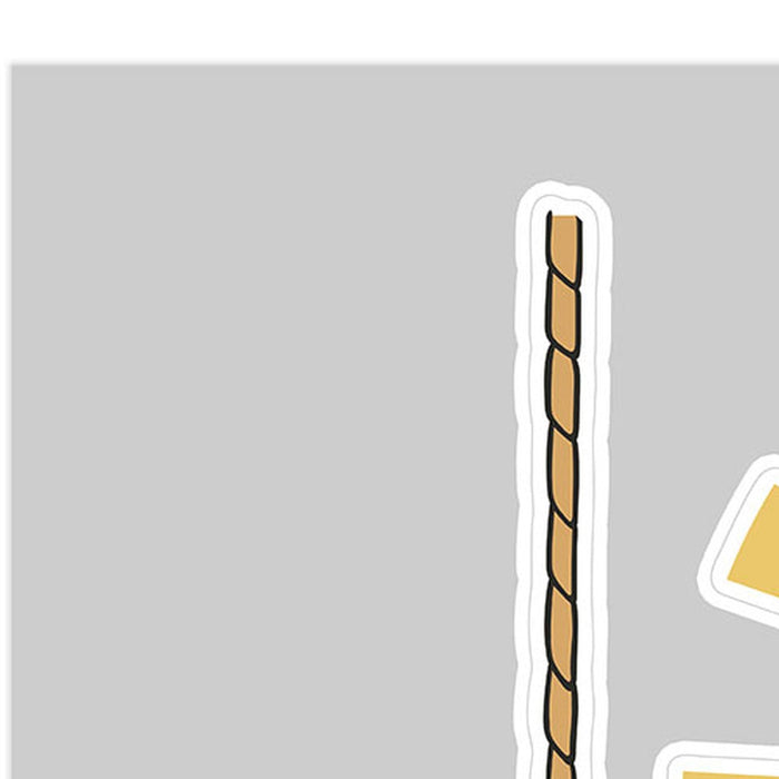 Wandtattoo | Mickey Swing  | Größe 50 x 70 cm