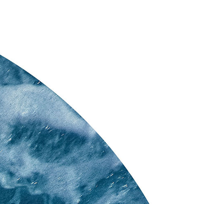 Komar | Selbstklebende Vlies Fototapete/Wandtattoo | Ocean Twist | Größe 125 x 125 cm