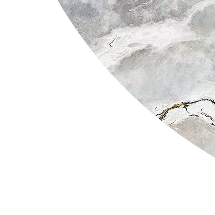 Komar | Selbstklebende Vlies Fototapete/Wandtattoo | Marble Vibe | Größe 125 x 125 cm