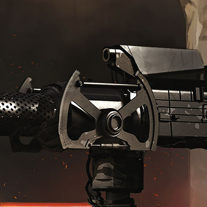 Vlies Fototapete | Star Wars The Mandalorian Blaster | Größe 500 x 250 cm