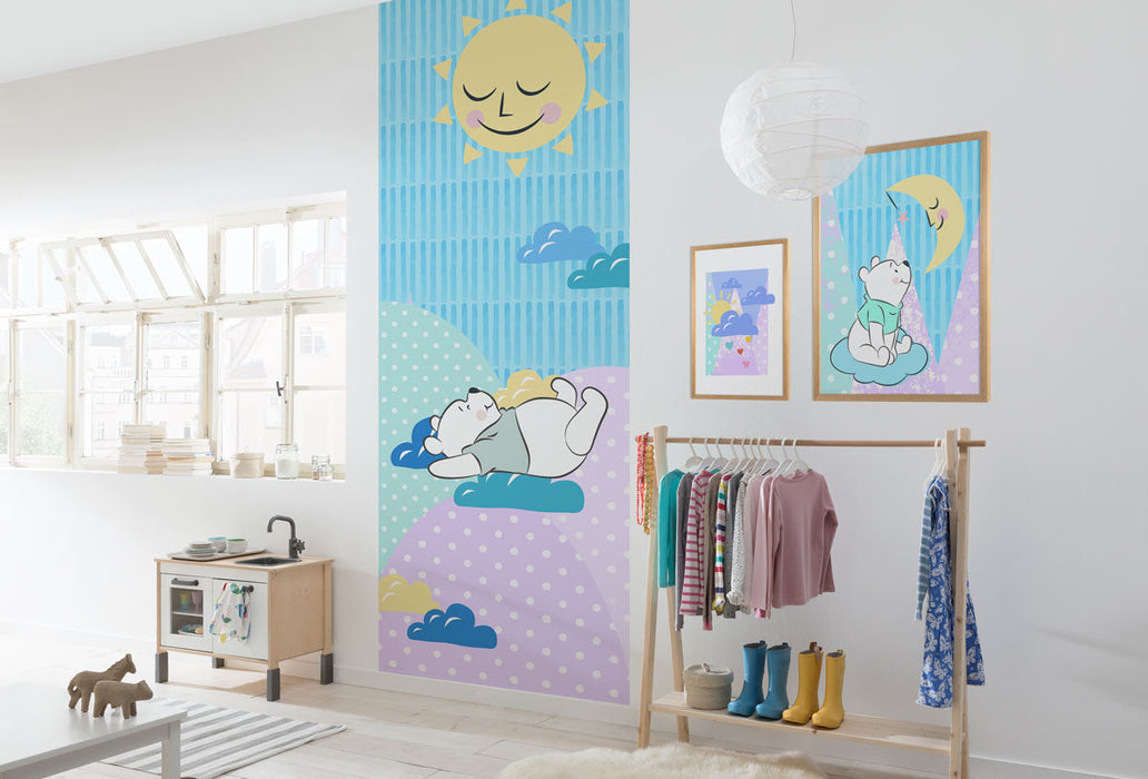 Vlies Fototapete | Winnie the Pooh Take a Nap | Größe 100 x 280 cm