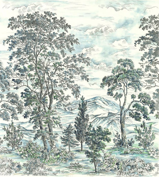 Komar | Vlies Fototapete | Highland Trees | Größe 250 x 280 cm