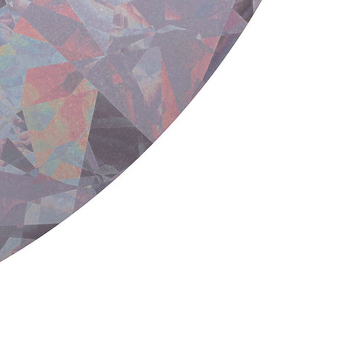 Komar | Selbstklebende Vlies Fototapete/Wandtattoo | Glossy Crystals | Größe 125 x 125 cm