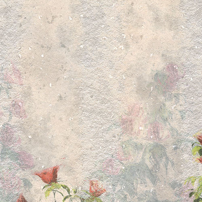 Vlies Fototapete | Wall Roses | Größe 300 x 250 cm