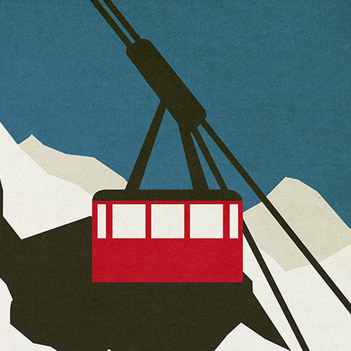 Vlies Fototapete | Mickey Alpine | Größe 200 x 250 cm