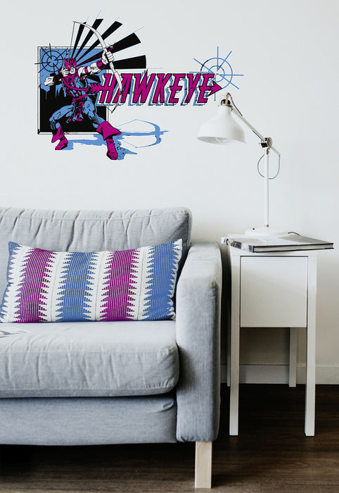 Komar | Wandtattoo | Hawkeye Comic Classic  | Größe 50 x 70 cm