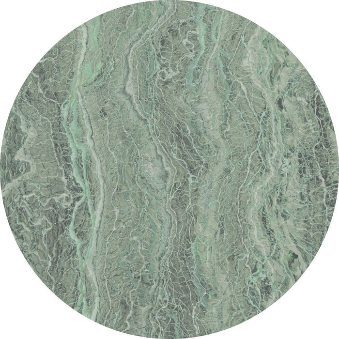 Komar | Selbstklebende Vlies Fototapete/Wandtattoo | Green Marble | Größe 125 x 125 cm