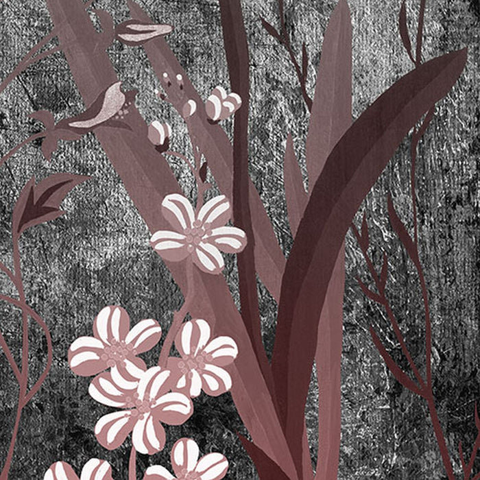 Vlies Fototapete | Moonlight Flowers  | Größe 200 x 250 cm